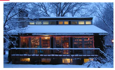 The house in winter