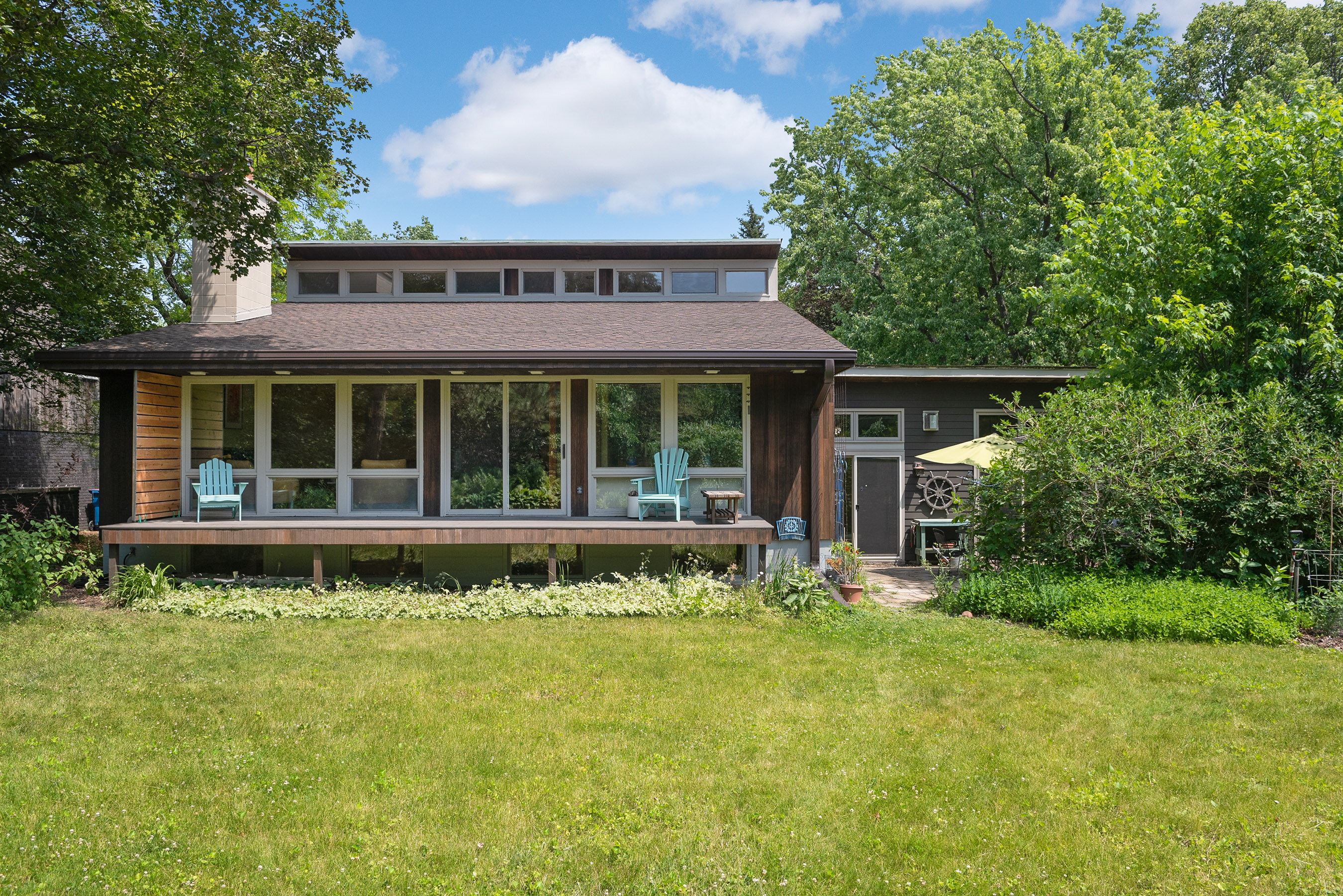 The Solem House, garden elevation